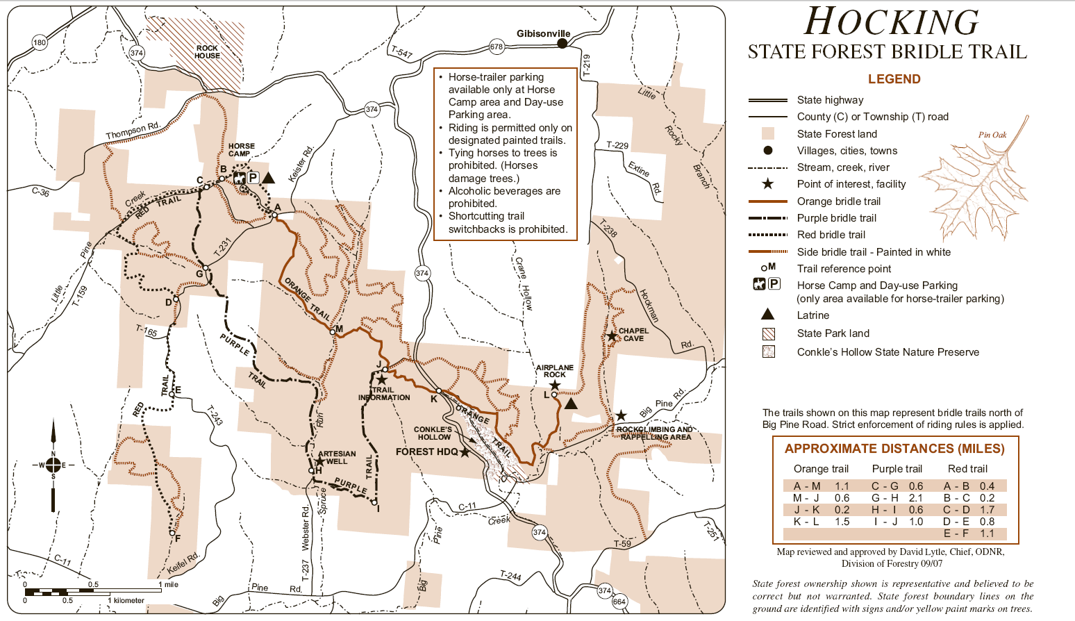 Hocking Hills Horse Camp and Bridle Trails